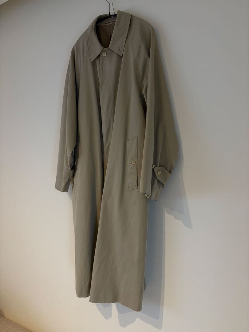 COMOLI 24AW コットンギャババルカラーコート BEIGE 3