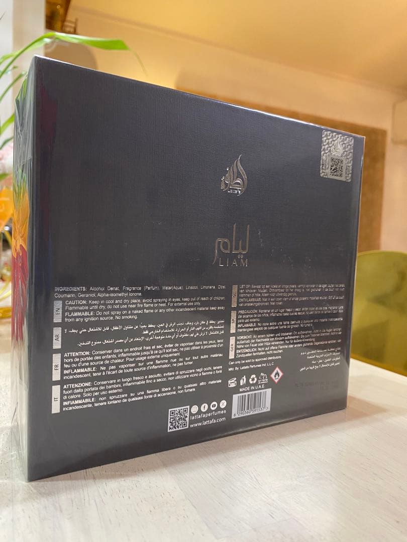 香水(男性用) Lattafa Liam Grey