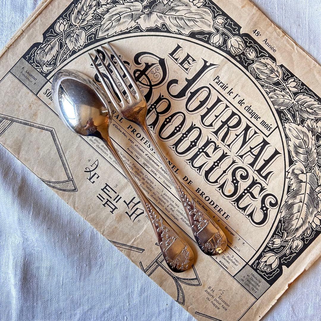 スズラン　カトラリー　フランス　アンティーク　シルバー　すずらん　鈴蘭　ミュゲ