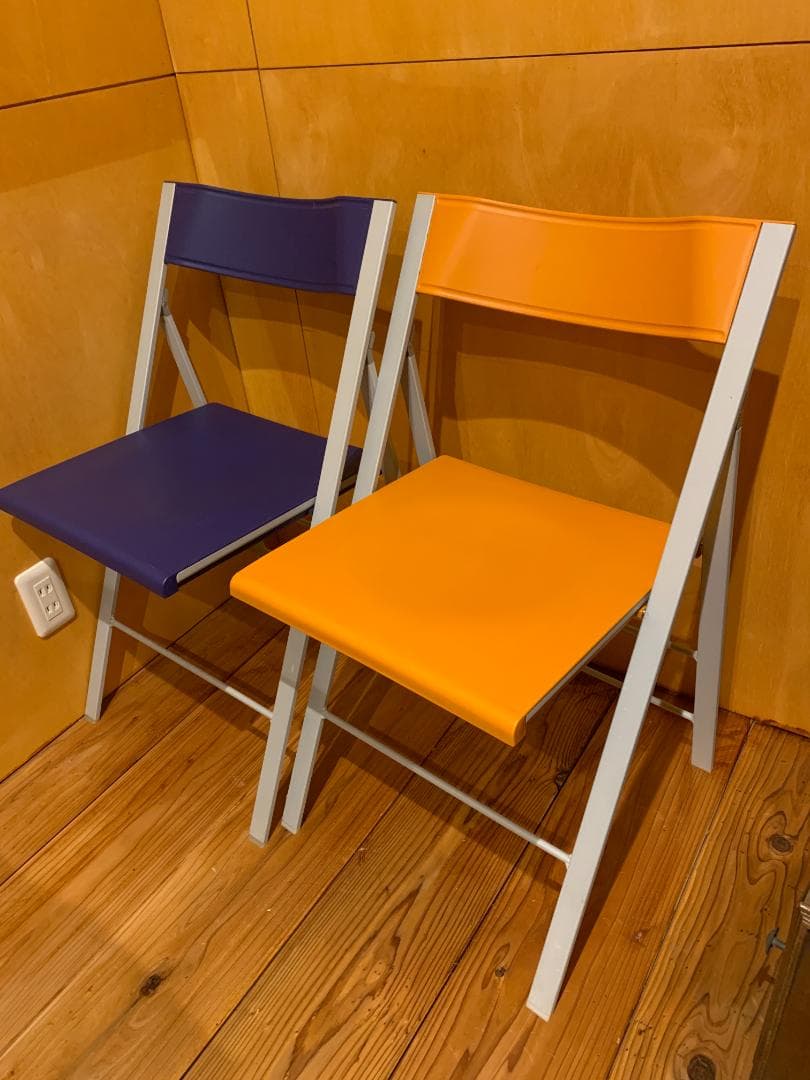 Arrmet アーメット ポケットチェア イタリア製 スタック 折り畳み 2脚