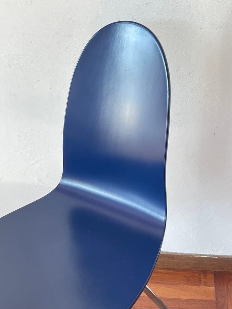 北欧 デンマーク ヴィンテージ フリッツハンセン タンチェア ブルー