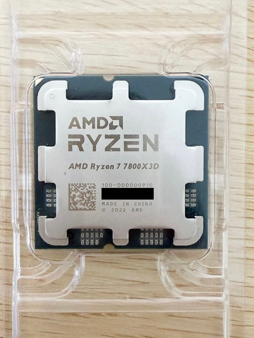AMD Ryzen 7 7800X3D 新品バルク品
