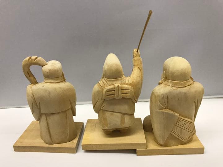 七福神　木彫り　置物