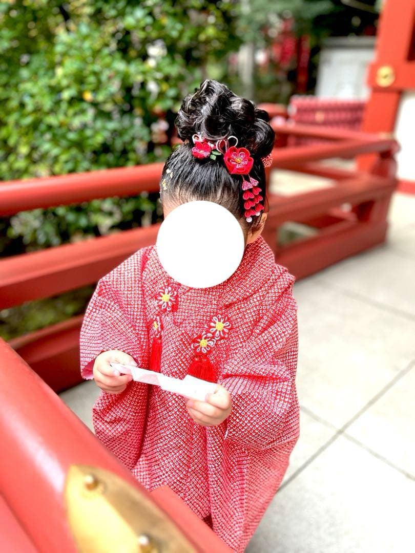 七五三　3歳女の子　和装フルセット