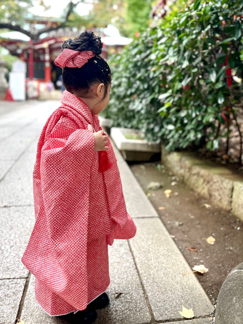 七五三　3歳女の子　和装フルセット