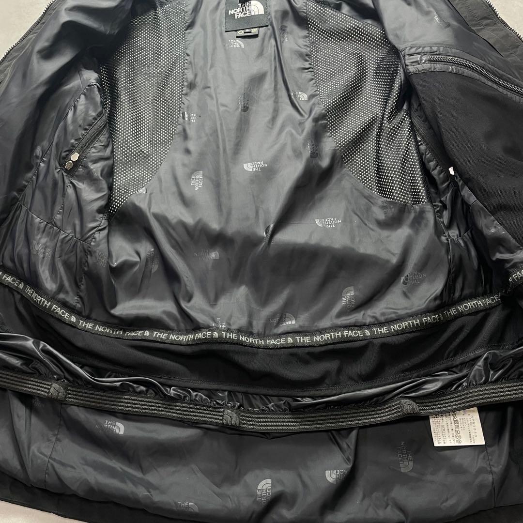 極美品 ノースフェイス マウンテンジャケットゴアテックス NP61540 黒 L