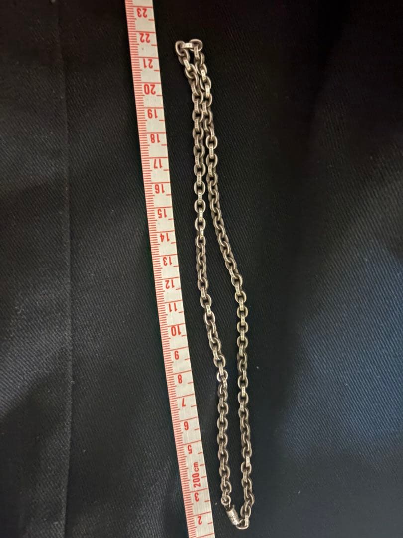 クロムハーツ　ペーパーチェーンネックレス　18インチ　約45cm