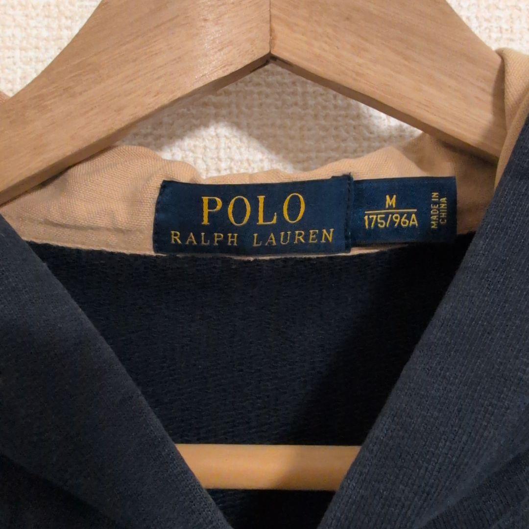 POLO RALPH LAUREN フード付きスウェットジャケット ネイビー