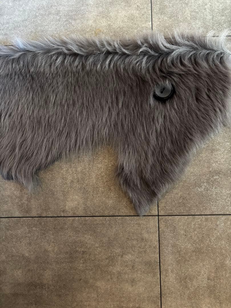 KARL DONOGHUE ムートン　レザー　ファーショール