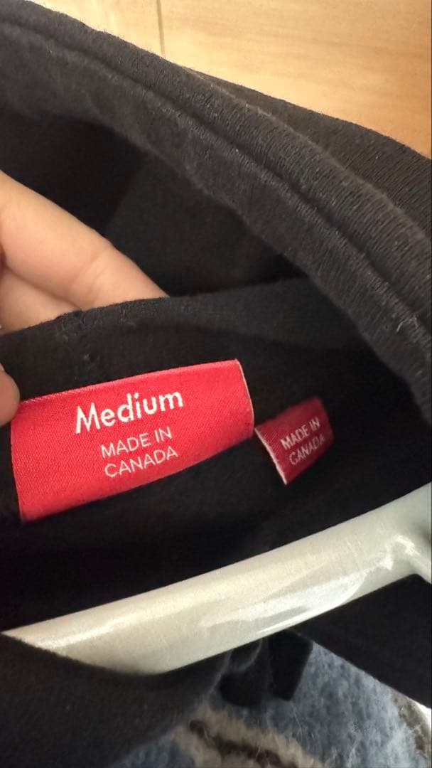Supreme Box Logo Hooded Sweatshirt Mブラック