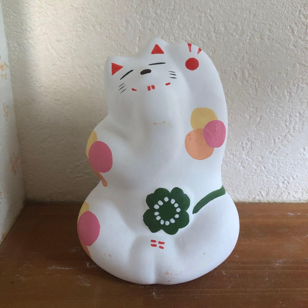 輪葉葉　招き猫　6体セット
