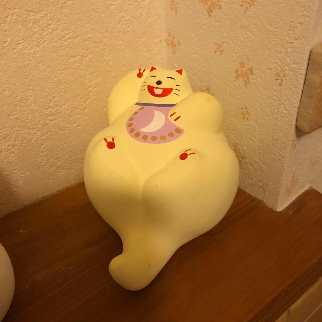 輪葉葉　招き猫　6体セット