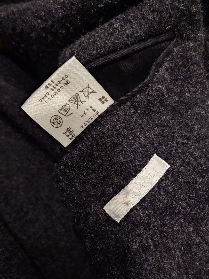 COMOLI タイロッケンコート 16AW 希少BLACK