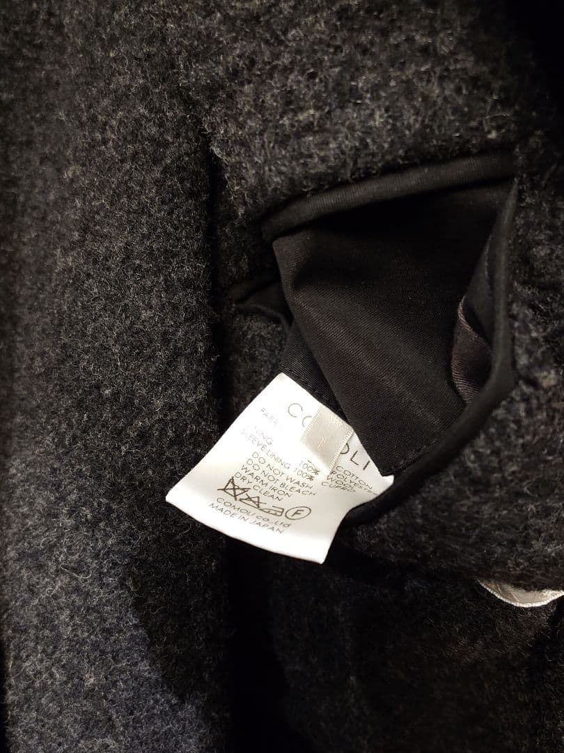 COMOLI タイロッケンコート 16AW 希少BLACK