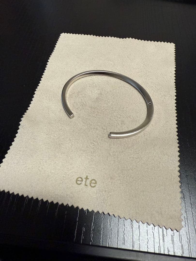 ete ブラックダイヤモンドバングル