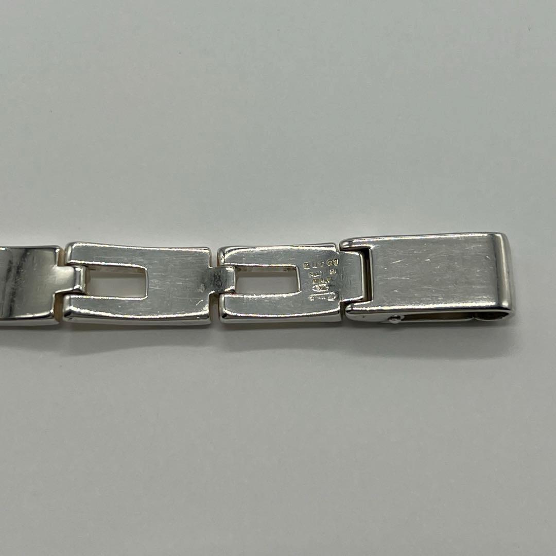 グッチ GUCCI オープンスクエアリンクブレスレット SV925 ヴィンテージ
