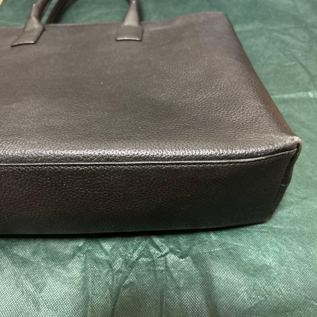 ハッシュタグ レザートートバッグ ブラック