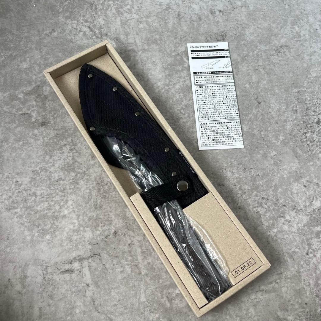【新品未使用】スノーピーク　ポイントギフト　ブラック出刃包丁　PG-066
