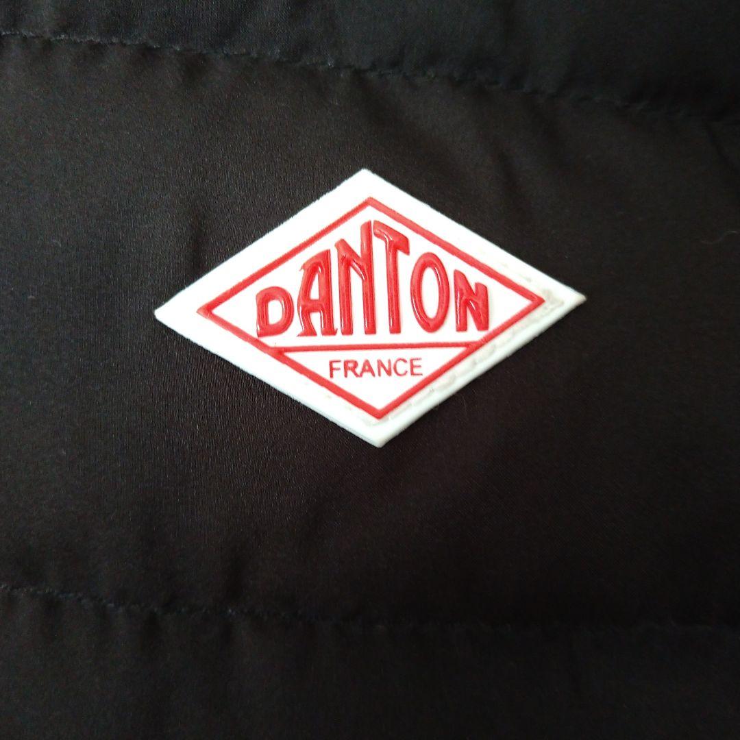 DANTON 　ダントン　ミドルダウンフードコート　Black　Ｓサイズ