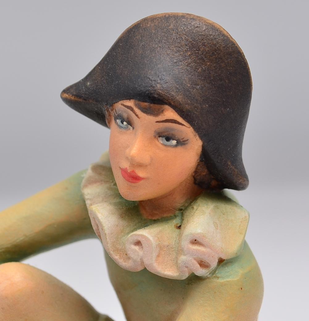 ミモザのレべリア　アンリ　ANRI　ミラ・フジタ　木彫り人形　イタリア　限定品