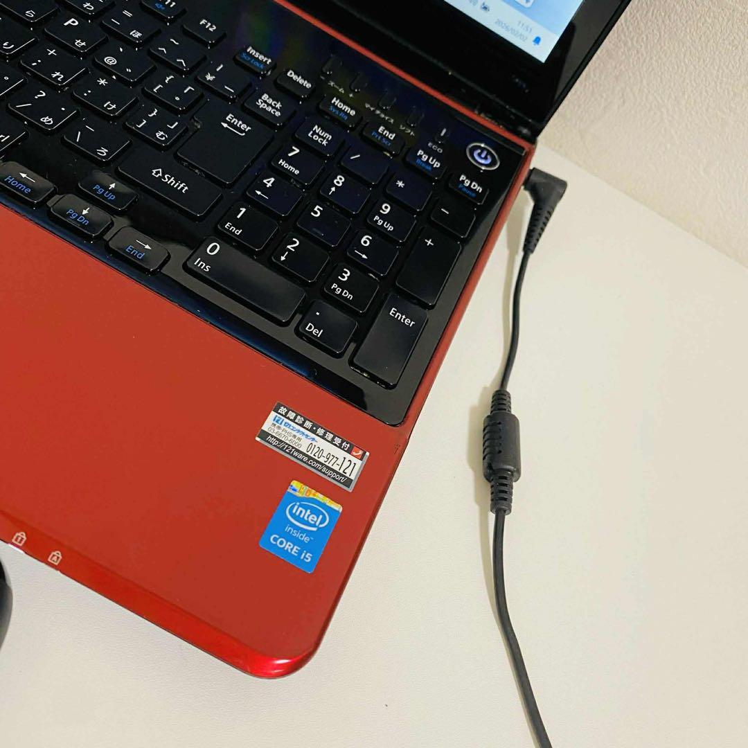 Y103 NECノートパソコンi5メモリ8G SSDタッチパネルWindow11