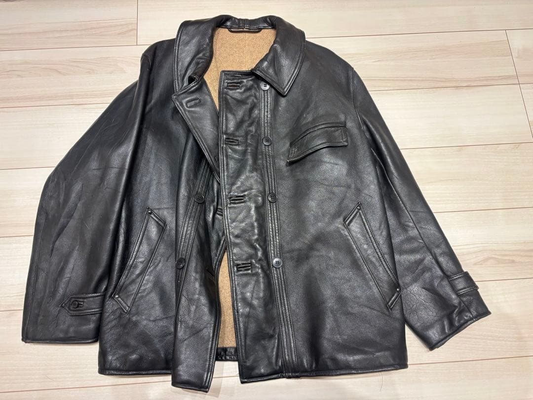 コルビジェジャケット　ビンテージレザージャケット　L〜XL