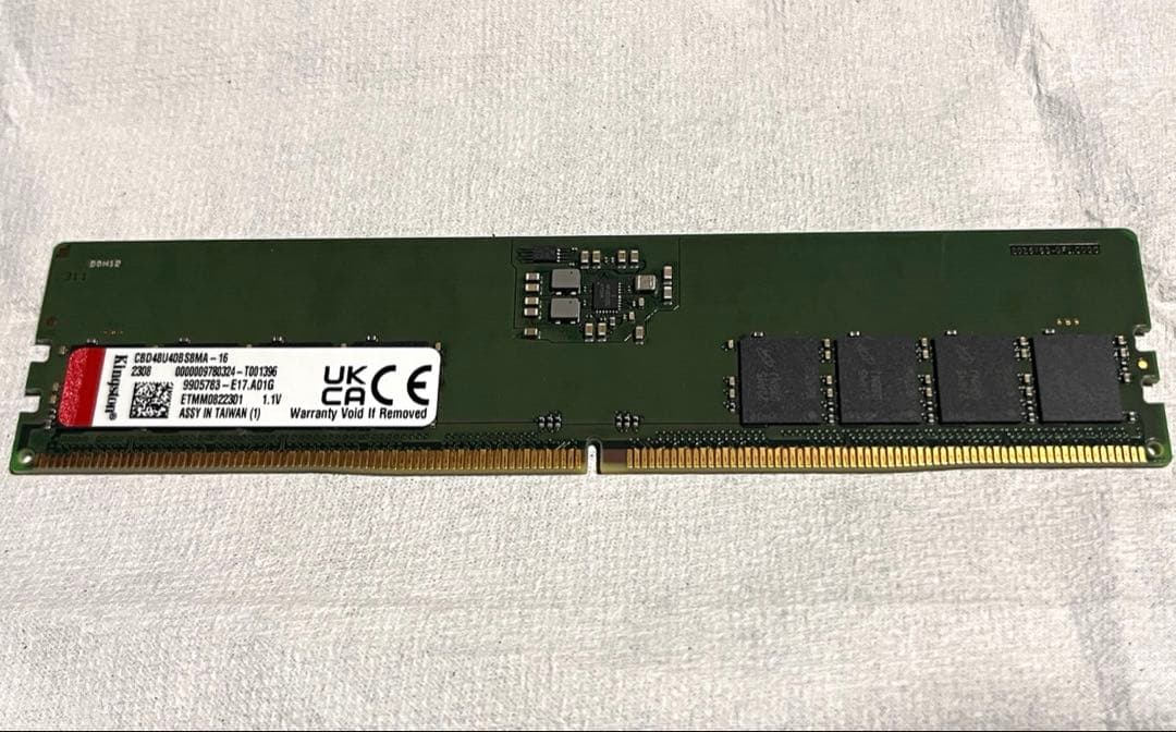 D*i様 Kingston DDR5 16GB 1枚