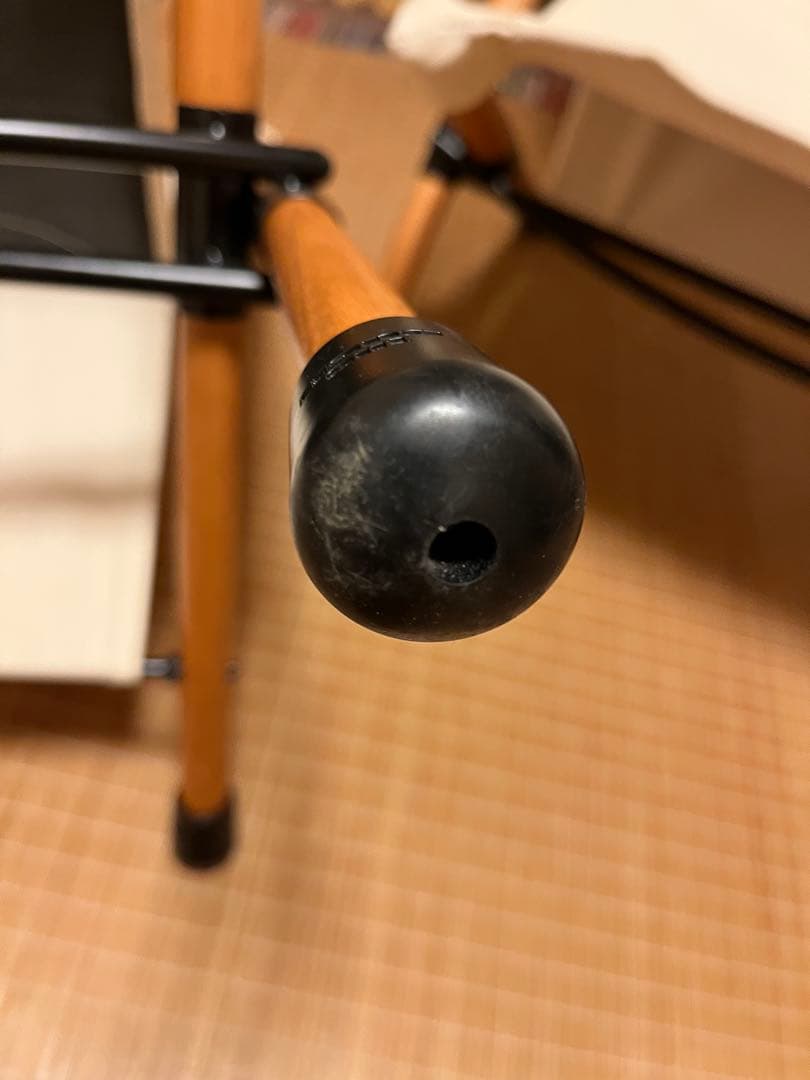 Hangout北欧風ホワイトキャンバス折りたたみチェア2脚セット　キャンプ