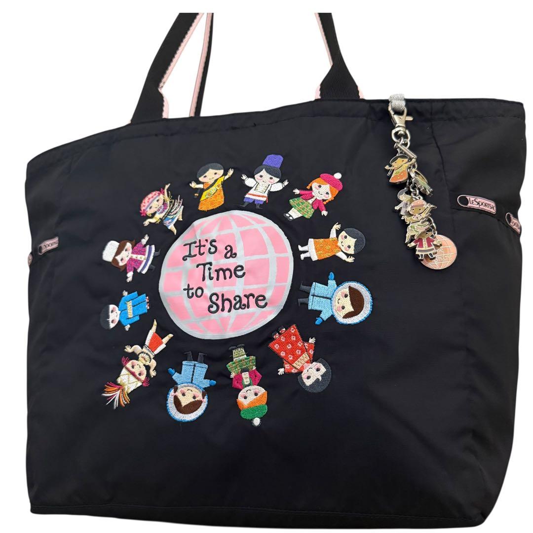 未使用級✨レスポートサック　Disney イッツアスモールワールド　トートバッグ