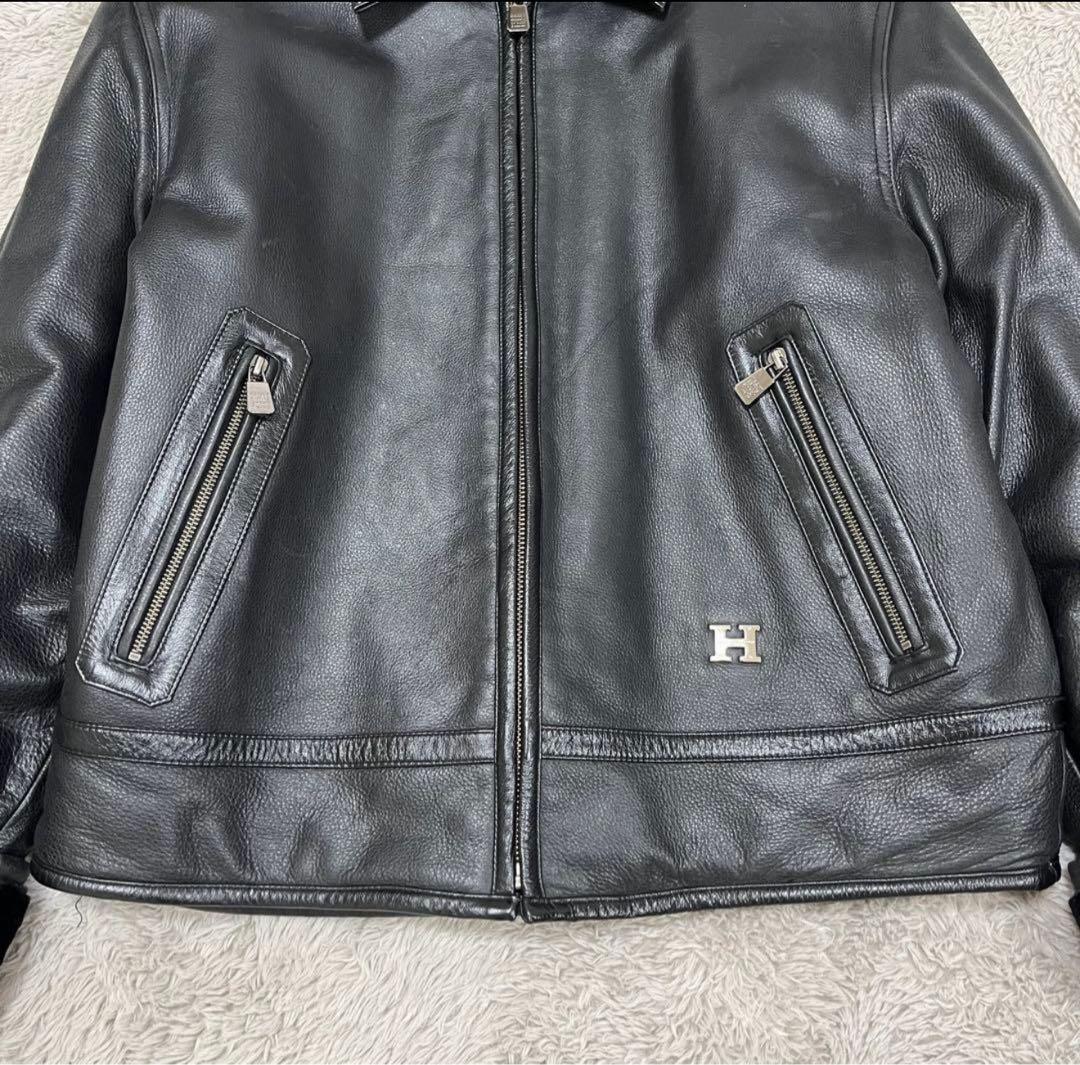 ☆ハーディエイミス 90s 裏ボア レザージャケット L