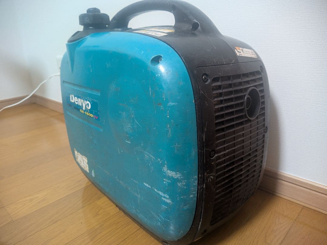 デンヨー インバーター発電機 GE-1600-IV （ヤマハOEM）、ジャンク品