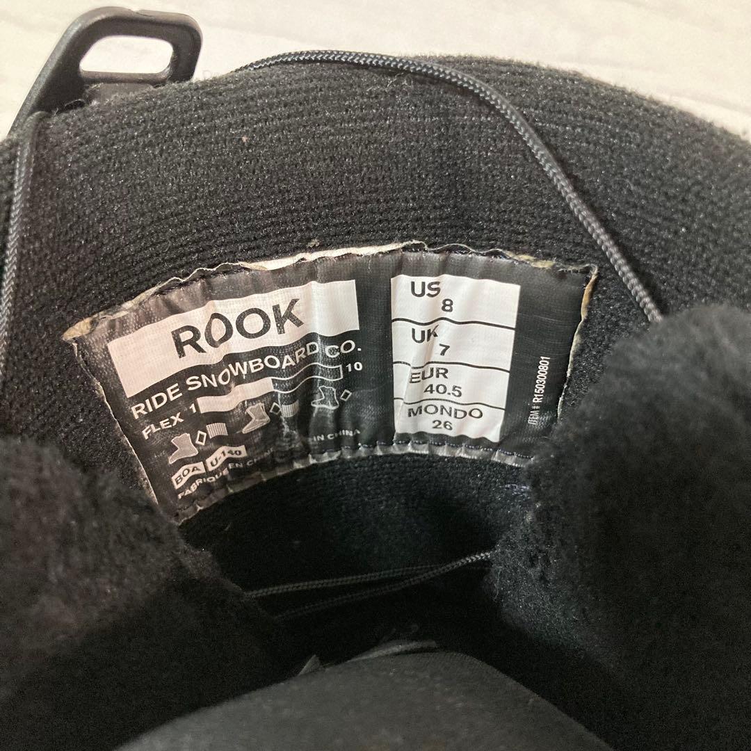 RIDE ROOK スノーボードブーツ 26cm ブラック