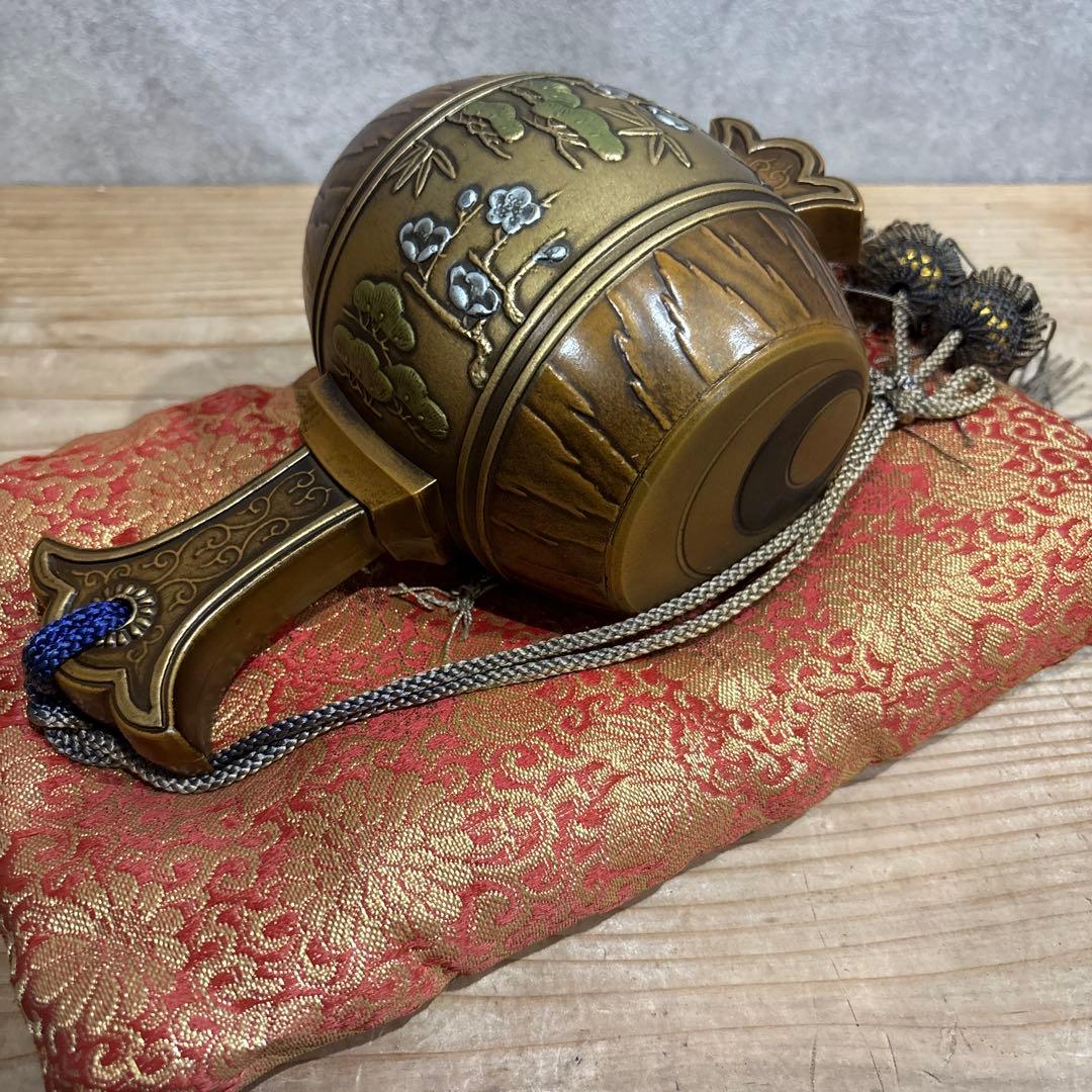 アンティーク　レトロ　打ち出の小槌