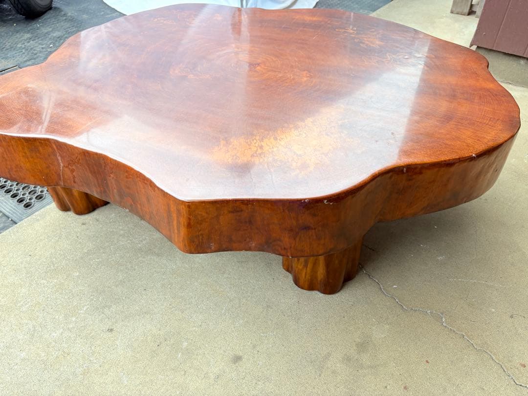 【値下げ】一枚板　花台　台座