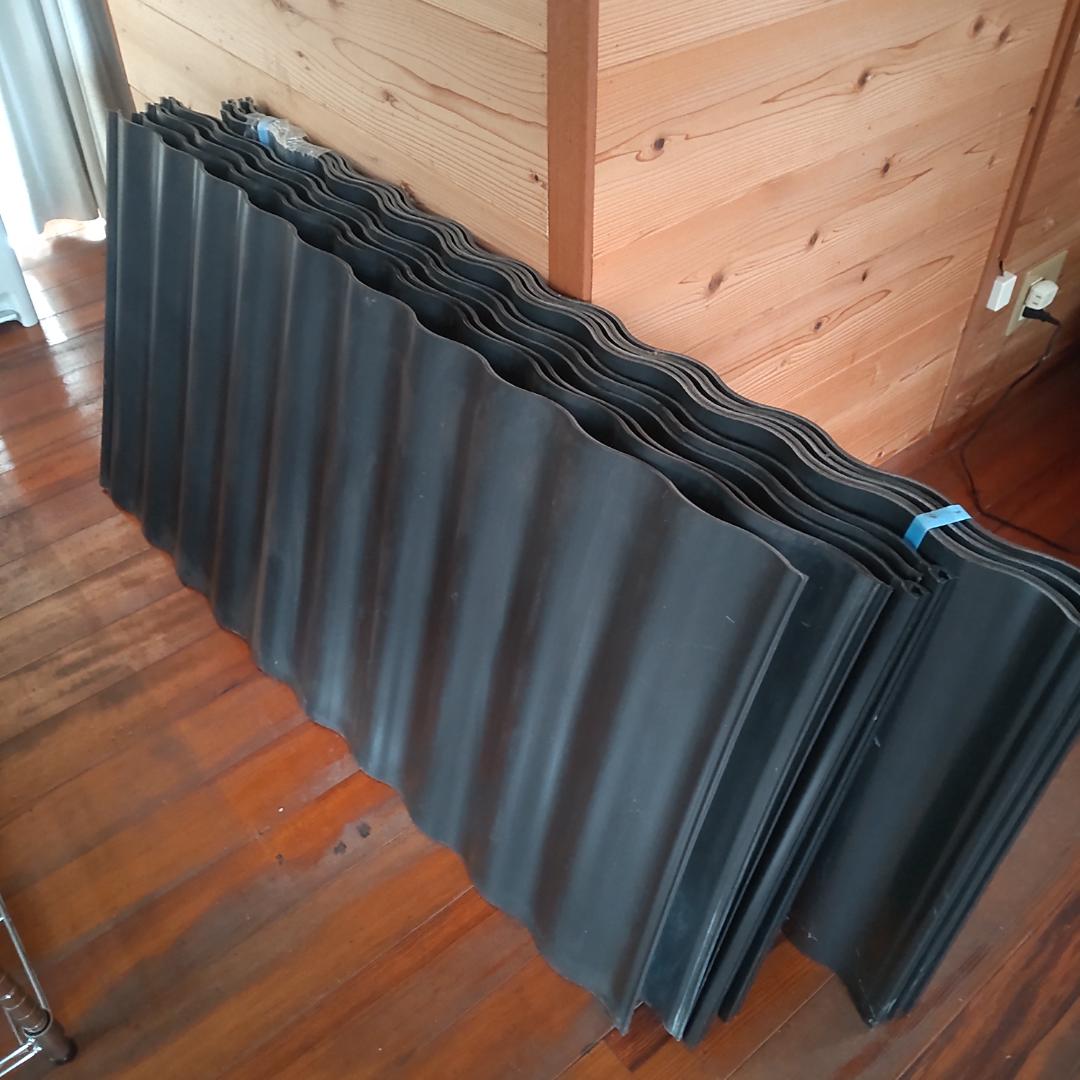 新品未使用　畦板11枚　幅600 長さ(m)1.2 厚さ(mm)4.5　あぜ板