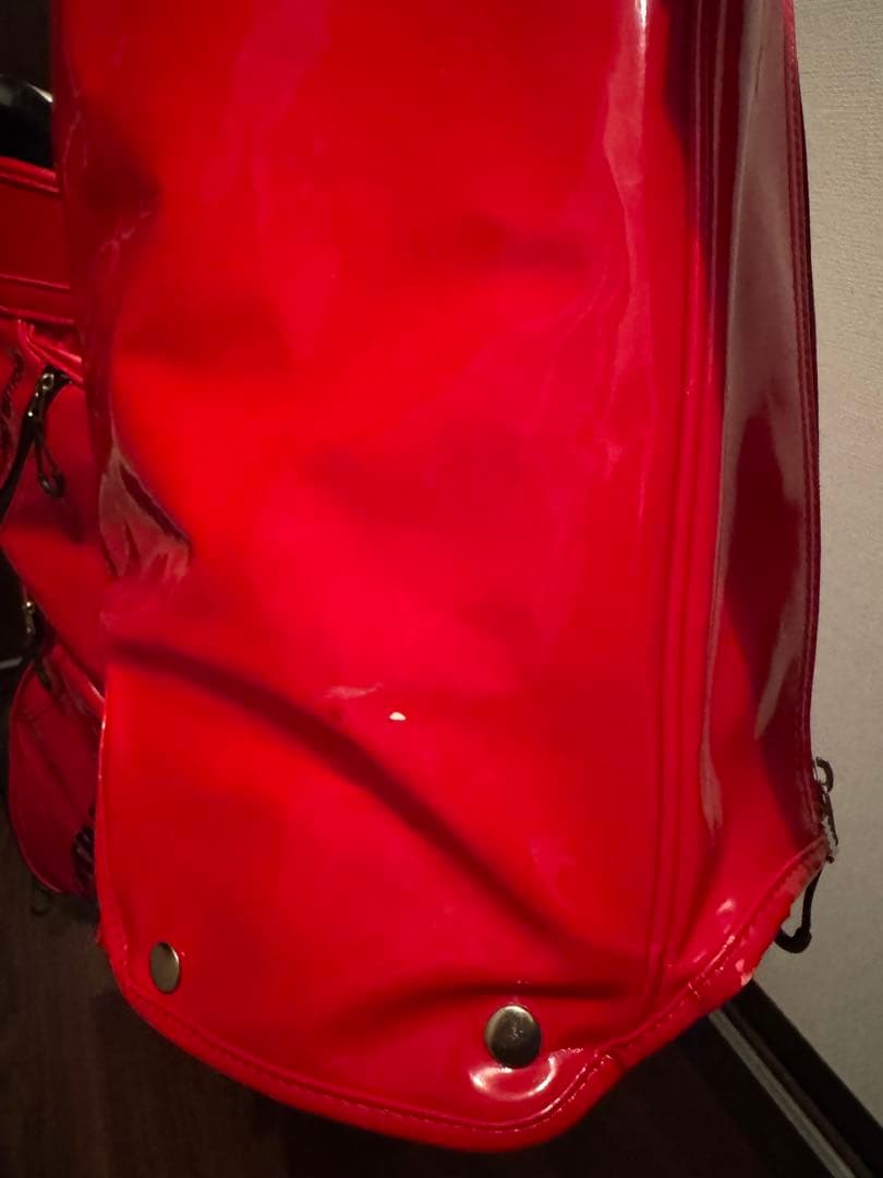 マスターバニー　エディション　キャディバッグ レッド　スタンド