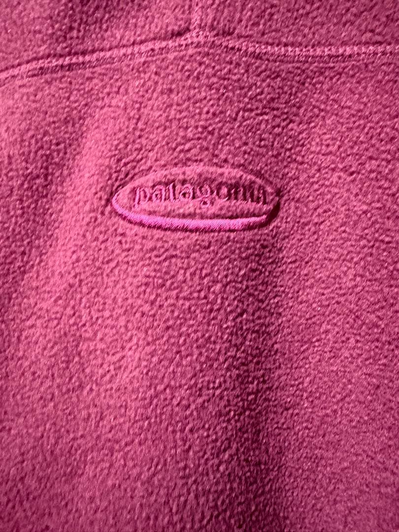 USA製　Patagonia ハーフジップフリース　オーバルロゴ　L