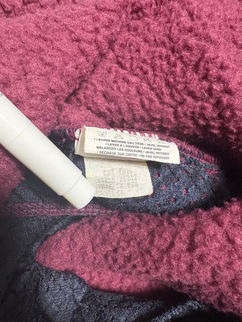 USA製　Patagonia ハーフジップフリース　オーバルロゴ　L