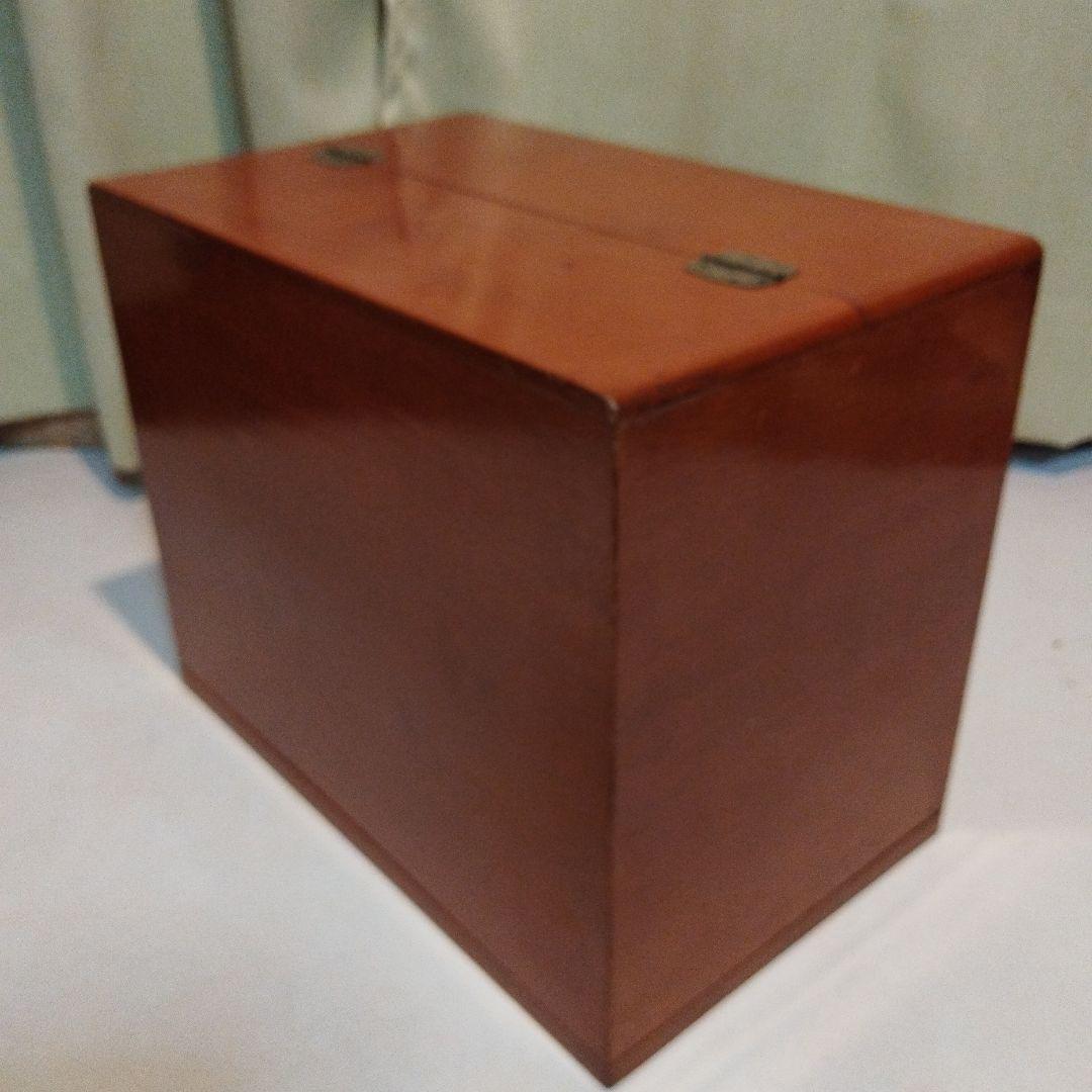 裁縫箱!　 桐　木工品　　　　　　　　隠し引き出し付き　職人手作り家具