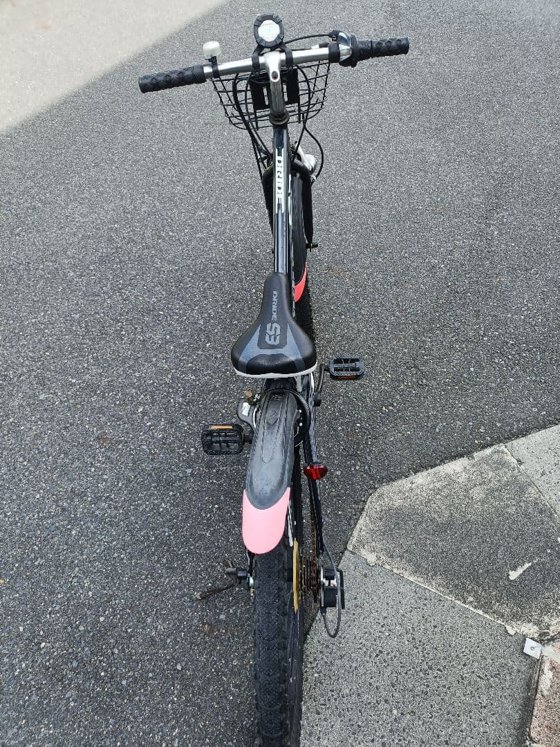 ドライドS3 子供用自転車 26インチ 黒/ピンク