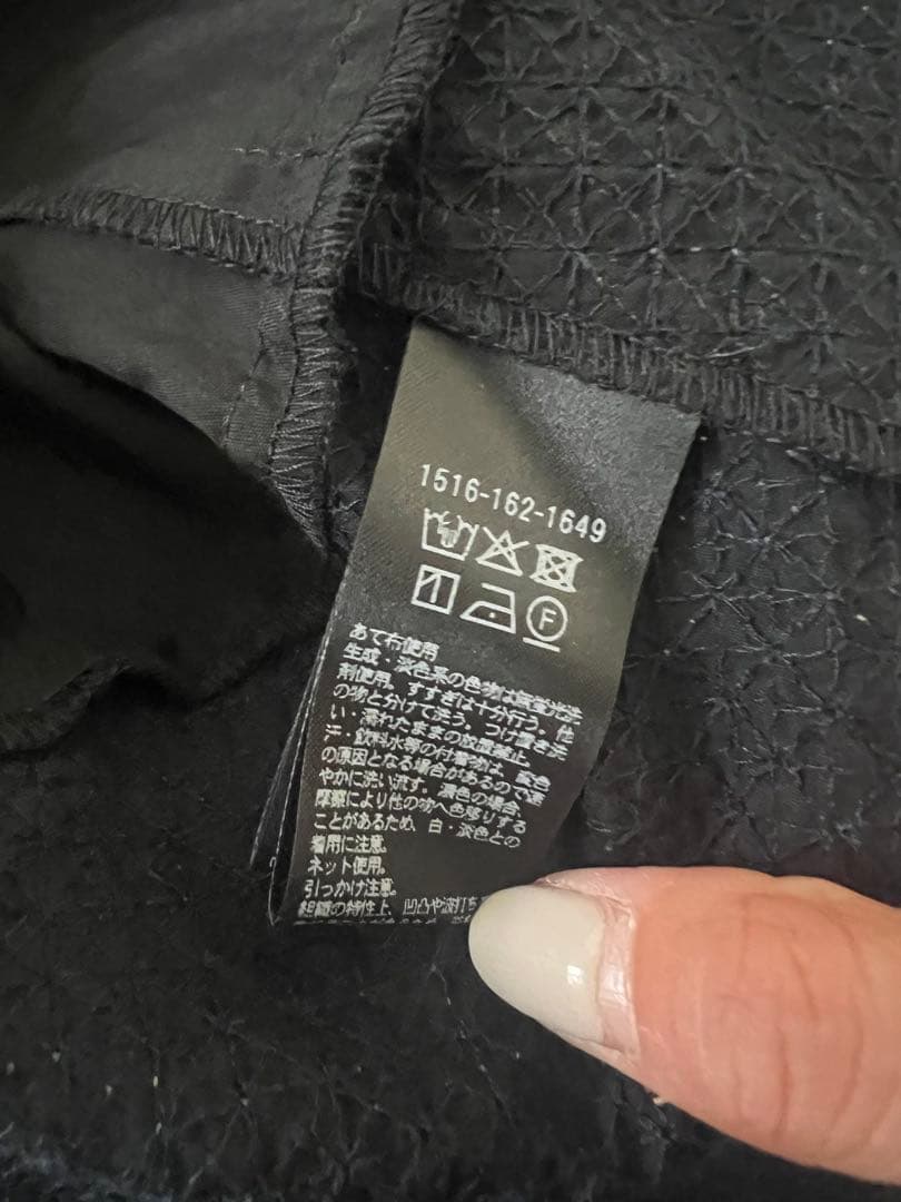 【今期】UNITED ARROWS フレアシルエット 半袖ブラウス 黒