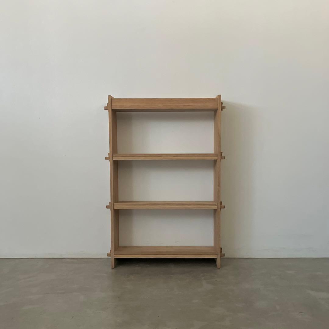 レトロ　アンティーク　古家具　古道具　剥離家具　ストリップド　本棚　シェルフ