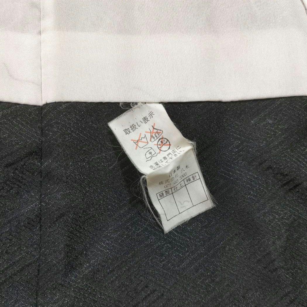 七五三 男の子 羽織 袴 肌襦袢 黒着物 金襴 帯 懐剣 白足袋 鷹 波 5歳