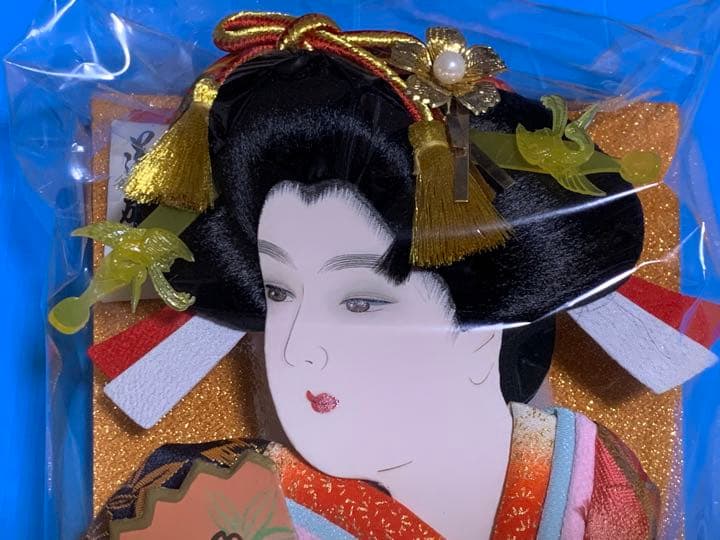 御羽子板飾り　吉徳大光　伝統工芸正絹仕立　手造り本押絵仕様　レトロ 羽子板