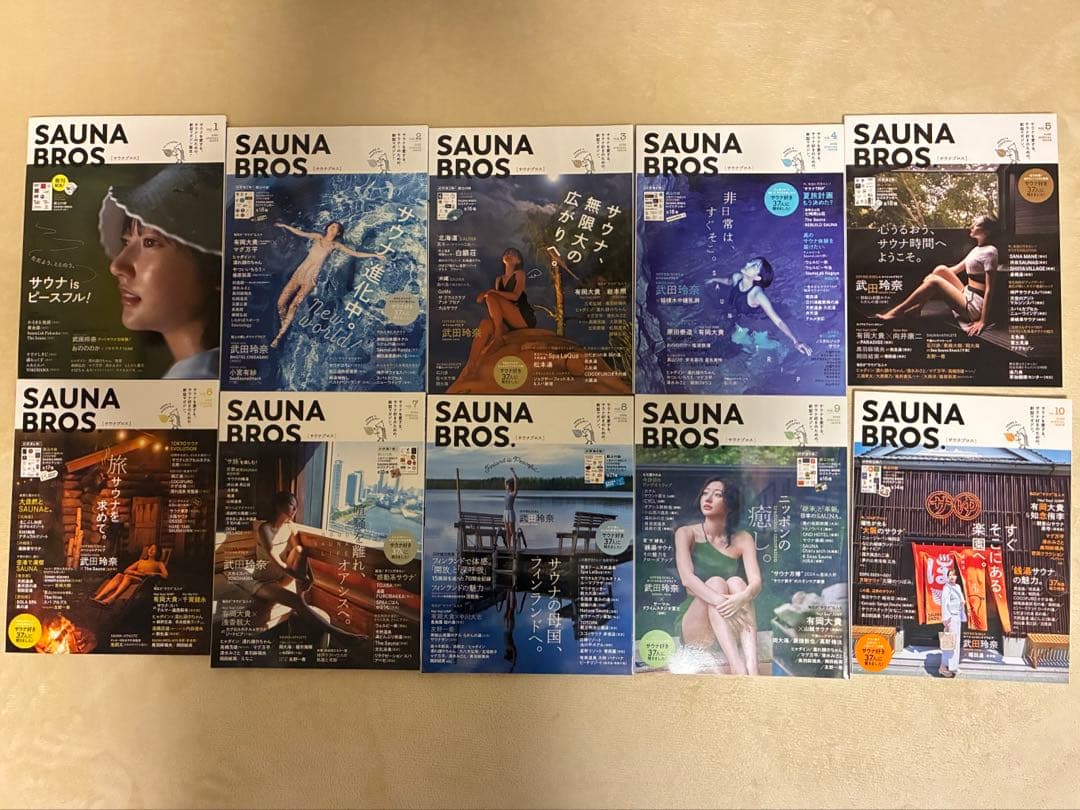 【美品】SAUNA BROS サウナブロス　10巻セット