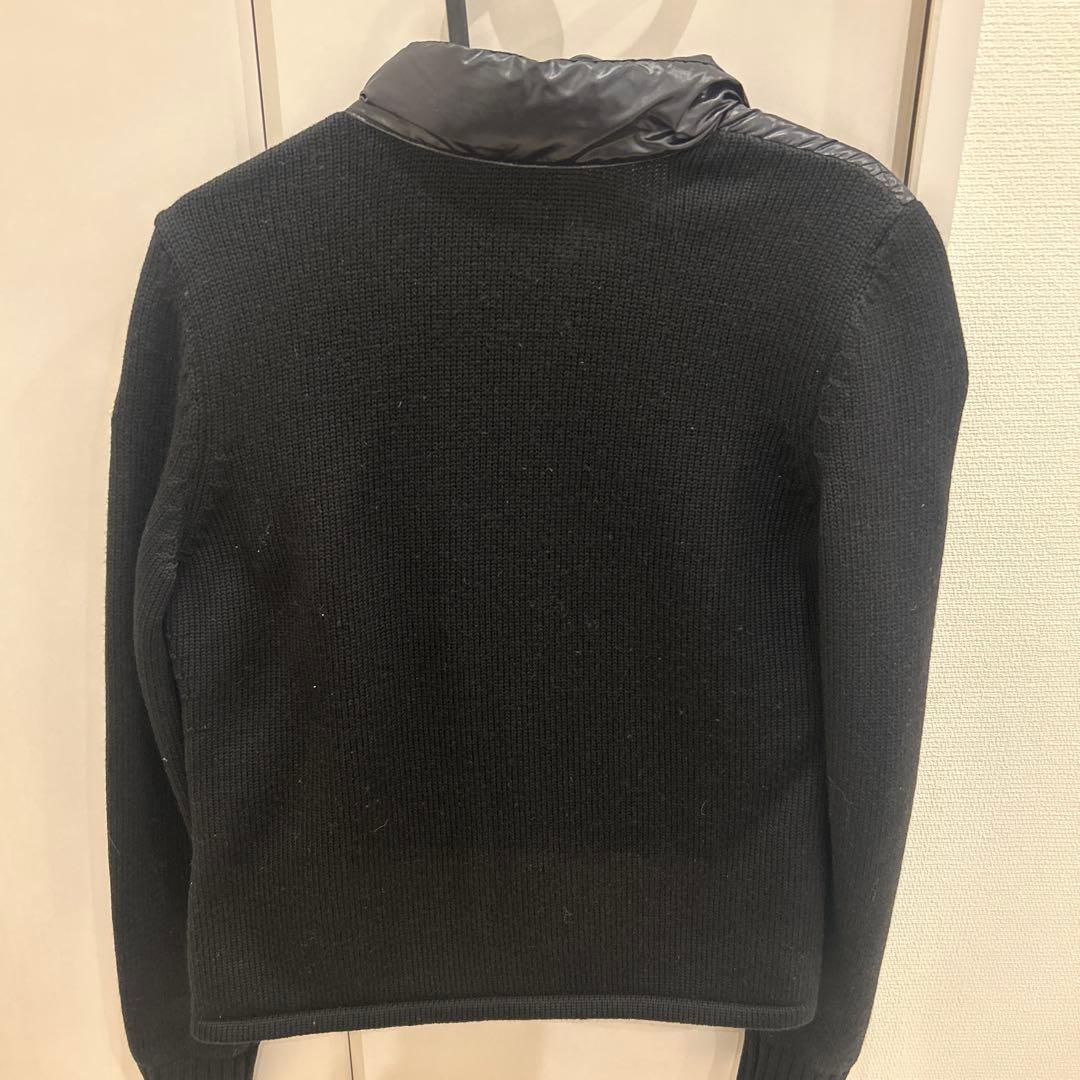 n*n様 MONCLER ブラックダウンジャケット ニット袖