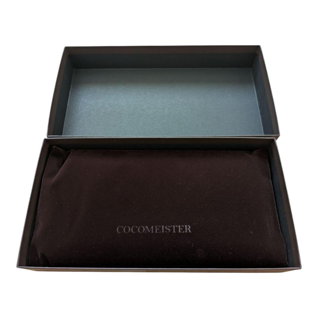 【最終価格】ココマイスター　長財布　ネイビー　クリスペルカーフ