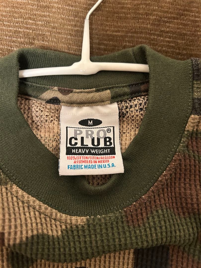 PROCLUB 迷彩サーマルロンT