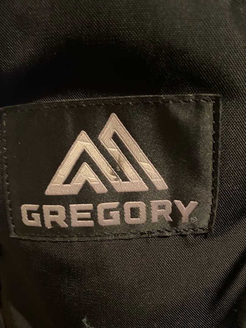 GREGORY ブラックキャディバッグ スタンド付き