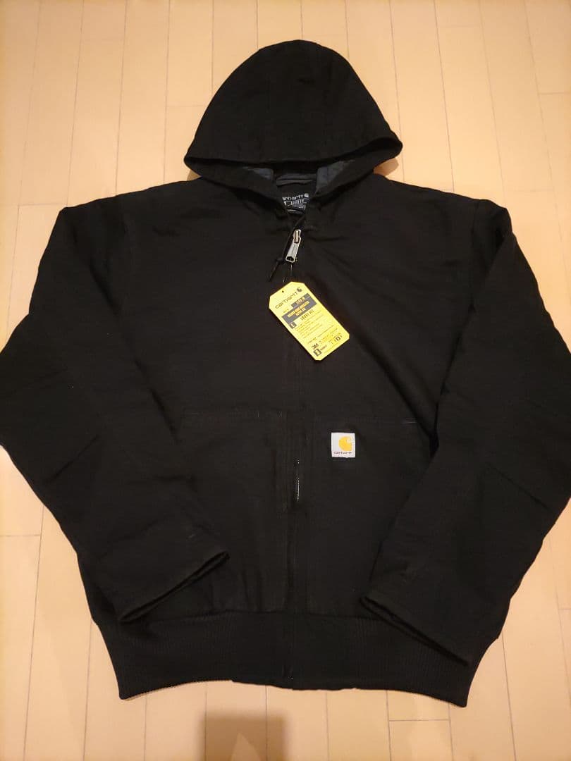 Carhartt/カーハート キルティングライナー ダック フードジャケット　L